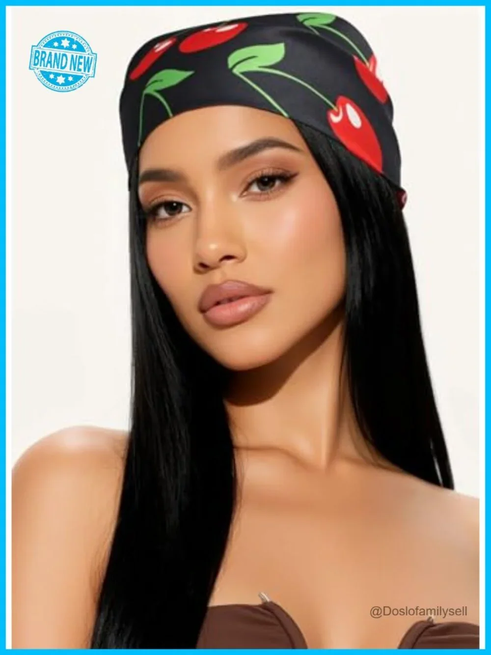 Women's Silk Feeling Satin Head Scarf Bandana for Hair Wrapping & Neck Tie